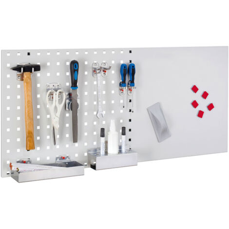 Kappes LogoChart® Lager Set 1 1x Lochplatte 1000x450mm 1x Zubehörsortiment 18-teilig Alufarben