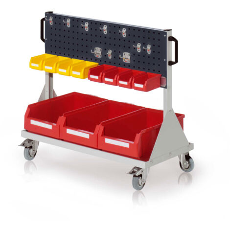 Kappes RasterMobil® Größe 2 - 1000x890x500mm - 2x Lochplatten - 24-teilig - anthrazitgrau