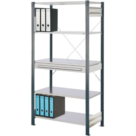 Kappes ®RasterPlan Steckregale 2000x1000x500mm Modell 1 anthrazitgrau