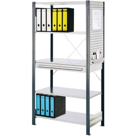 Kappes ®RasterPlan Steckregale 2000x1000x500mm Modell 2 anthrazitgrau