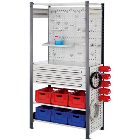 Kappes ®RasterPlan Steckregale 2000x1000x500mm Modell 8 anthrazitgrau