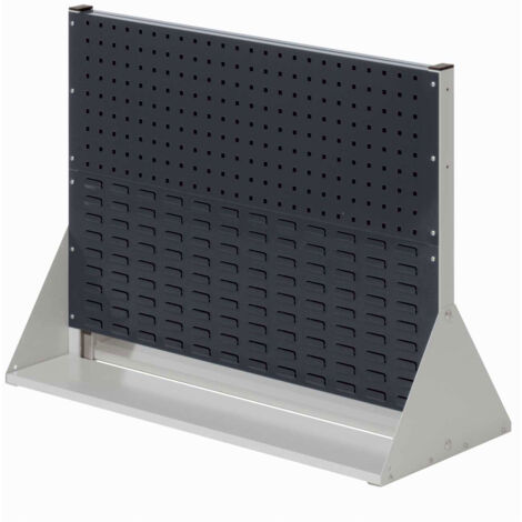 Kappes ®RasterPlan Stellwände doppelseitig Größe 2 - 2x Lochplatten 2x Schlitzplatten Anthrazitgrau RAL 7016