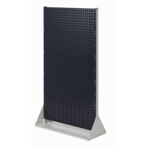 Kappes ®RasterPlan Stellwände doppelseitig Größe 5 - 8x Lochplatten 2x Schlitzplatten Anthrazitgrau RAL 7016
