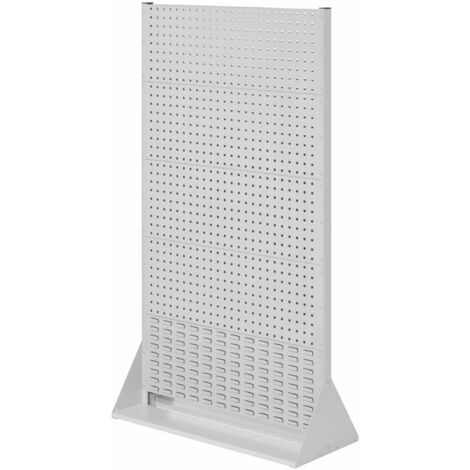 Kappes ®RasterPlan Stellwände doppelseitig Größe 5 - 8x Lochplatten 2x Schlitzplatten Lichtgrau RAL 7035
