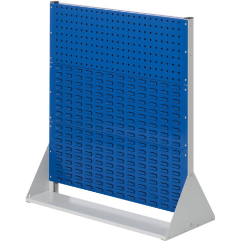 Kappes ®RasterPlan Stellwände einseitig Größe 3 - 1x Lochplatte 2x Schlitzplatten Enzianblau RAL 5010