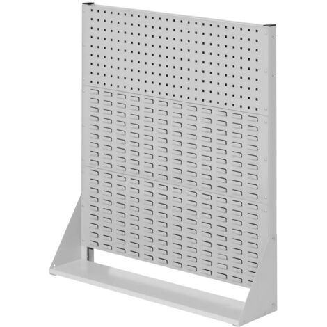 Kappes ®RasterPlan Stellwände einseitig Größe 3 - 1x Lochplatte 2x Schlitzplatten Lichtgrau RAL 7035