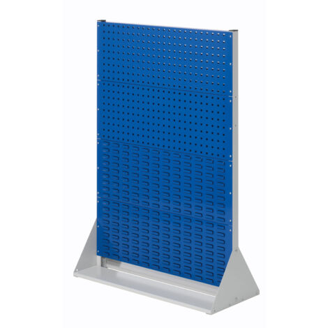 Kappes ®RasterPlan Stellwände einseitig Größe 4 - 2x Lochplatten 2x Schlitzplatten Enzianblau RAL 5010