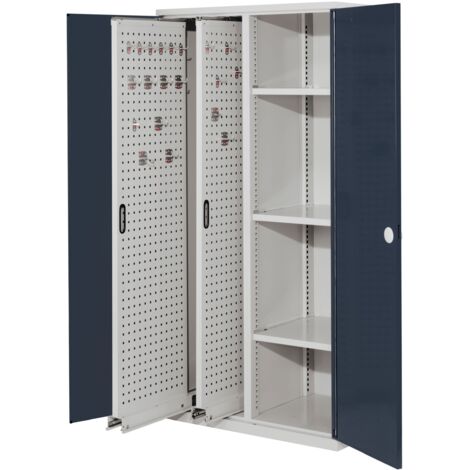 Kappes ®RasterPlan Vertikalschränke 1950x1000x600mm Modell 80 Doppelwandtüren anthrazitgrau