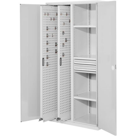 Kappes ®RasterPlan Vertikalschränke 1950x1000x600mm Modell 81 Doppelwandtüren lichtgrau