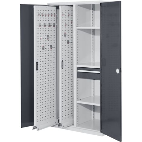 Kappes ®RasterPlan Vertikalschränke 1950x1000x600mm Modell 82 Doppelwandtüren anthrazitgrau