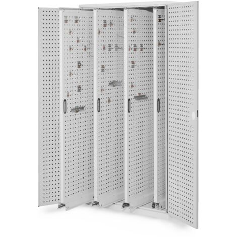 Kappes ®RasterPlan Vertikalschränke 1950x1000x600mm Modell 83 Lochplattentüren lichtgrau
