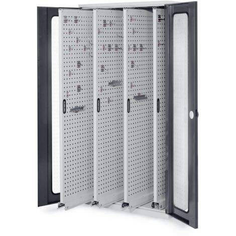 Kappes ®RasterPlan Vertikalschränke 1950x1000x600mm Modell 83 Sichtfenstertüren anthrazitgrau