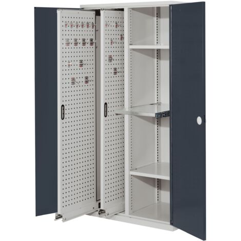 Kappes ®RasterPlan Vertikalschränke 1950x1000x600mm Modell 84 Doppelwandtüren anthrazitgrau