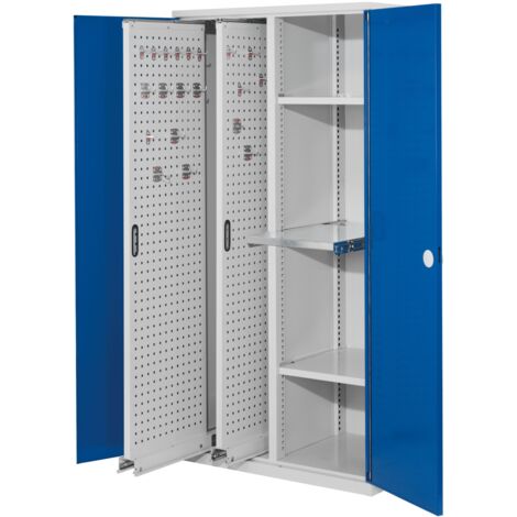 Kappes ®RasterPlan Vertikalschränke 1950x1000x600mm Modell 84 Doppelwandtüren enzianblau