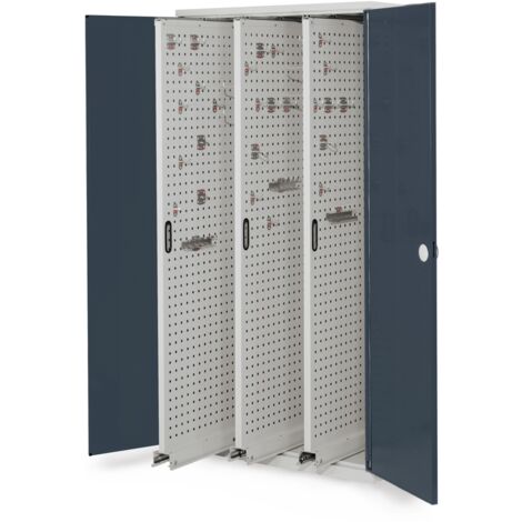 Kappes ®RasterPlan Vertikalschränke 1950x1000x600mm Modell 85 Doppelwandtüren anthrazitgrau