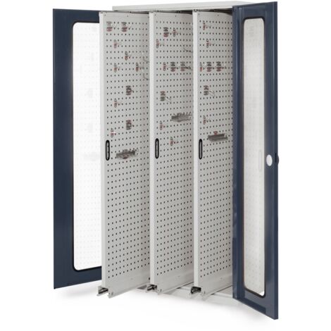 Kappes ®RasterPlan Vertikalschränke 1950x1000x600mm Modell 85 Sichtfenstertüren anthrazitgrau