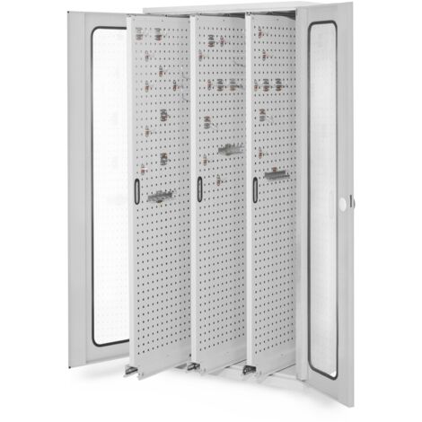 Kappes ®RasterPlan Vertikalschränke 1950x1000x600mm Modell 85 Sichtfenstertüren lichtgrau