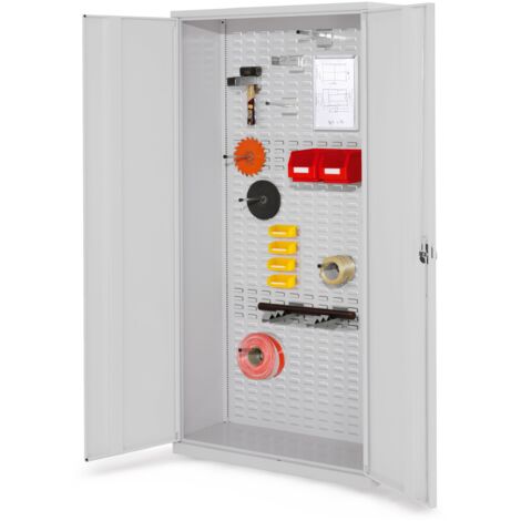 Kappes ®RasterPlan Werkstückschränke 1950x1000x410mm mit Vollblechtüren lichtgrau