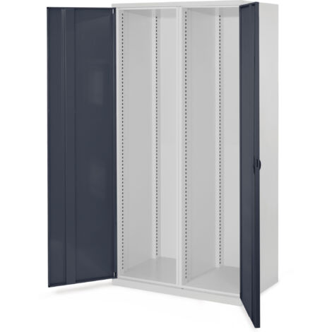 Kappes Schwerlastschränke mit Mitteltrennwand 1950x1000x600mm Vollblechtüren Modell 50 anthrazitgrau