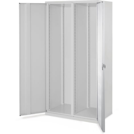 Kappes Schwerlastschränke mit Mitteltrennwand 1950x1000x600mm Vollblechtüren Modell 50 lichtgrau
