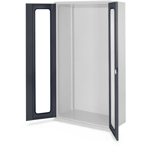 Kappes Schwerlastschränke ohne Mitteltrennwand 1950x1000x600mm Modell 40 Sichtfenstertüren anthrazitgrau