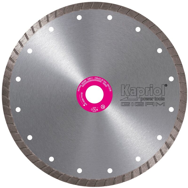 Image of Nextradeitalia - kapriol disco diamantato corona continua mm 230 turbo