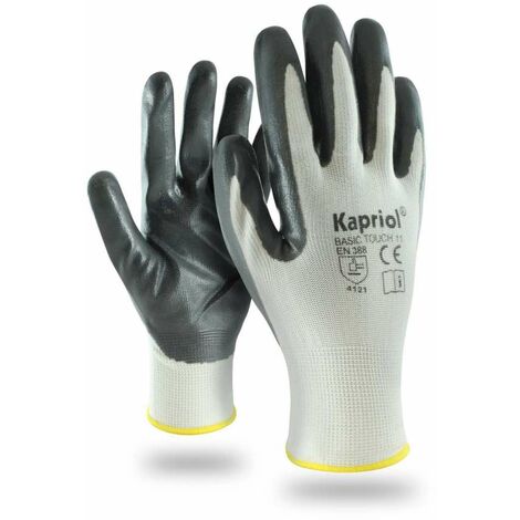 Kapriol Guanti Basic Touch Grigio Taglia 9 - Ideali per Manutenzione