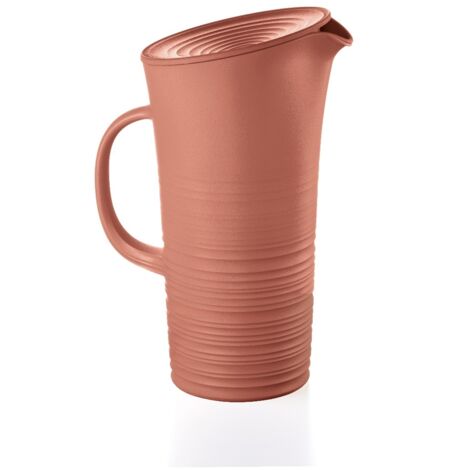 Karaffe mit Deckel aus Terrakotta