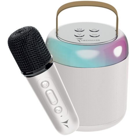 KARAOKE TECHMADE BT SPEAKER+MIC BIA NCO SD SLOT BATTERIA 500MAH LITHIUM