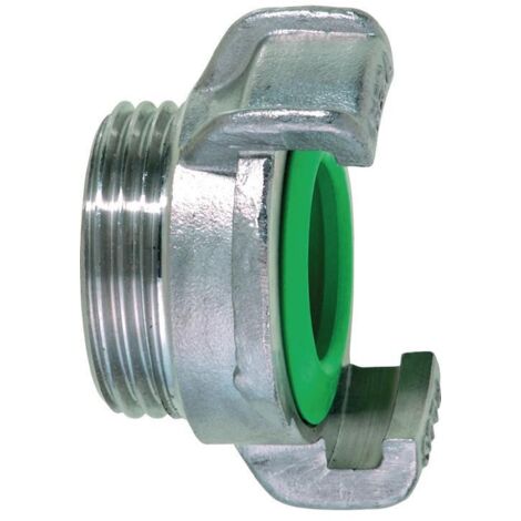 Karasto Pièce filetée mâle GEKA plus-SK ( 4555511222 ) Acier inoxydable Filetage mâle 1 ″ 10 pièces