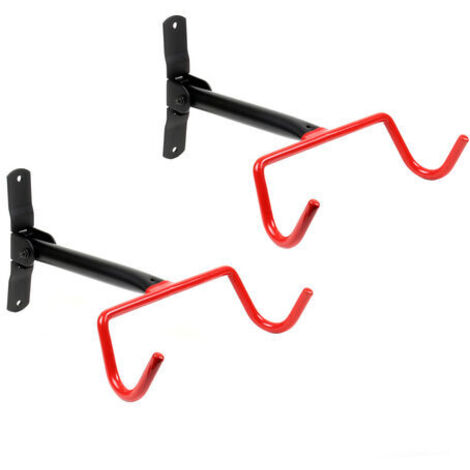 Karat – Support mural pliable pour vélo – Métal noir – Dimensions 37,5 x 26 x 18 cm – Pour tous les modèles courants