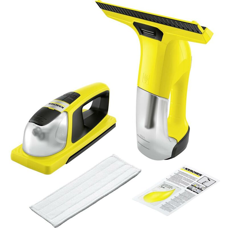 Kärcher WV 6 + KV 4 Nettoyeur de vitres jaune, argent, noir