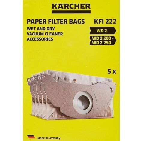 KARCHER 6.904-322.0 Jeu Sachet aspirateur à sec