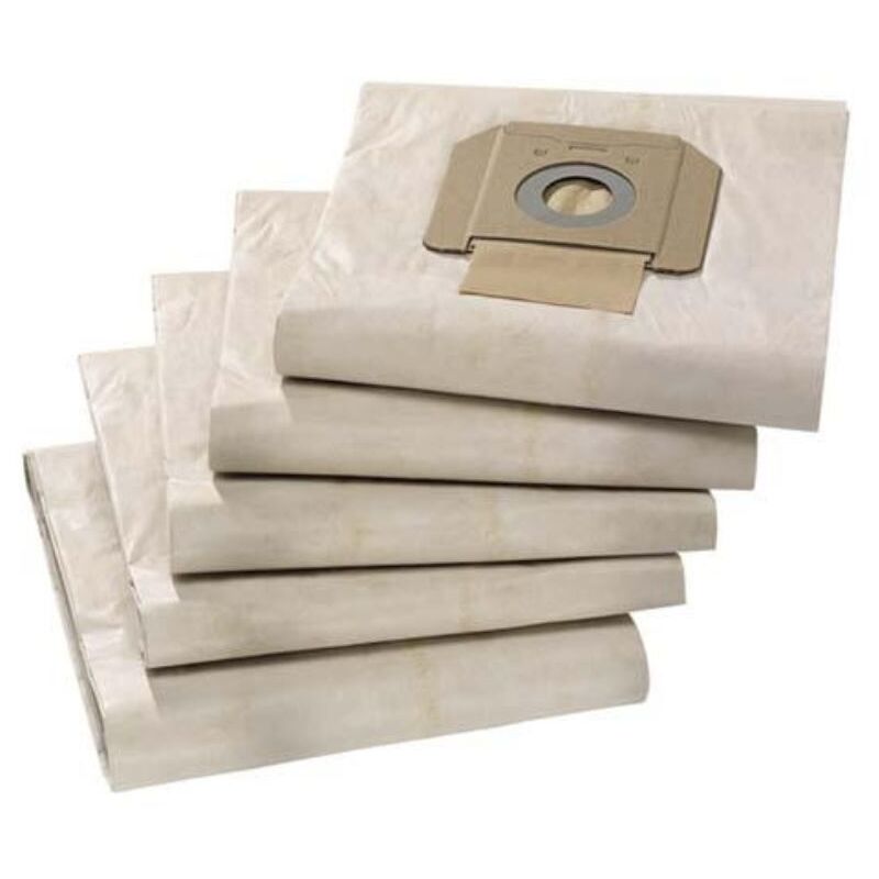 Image of Karcher - Borsa da filtro di carta 5 pezzi per aspirapolvere bagnato e asciutto
