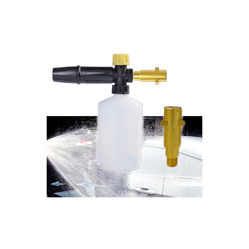 Rnemitery - Kärcher Canon à Mousse, 1/4''600ml nettoyeur haute pression buse réglable convient pour Karcher série K,le nettoyage de voiture, le bain