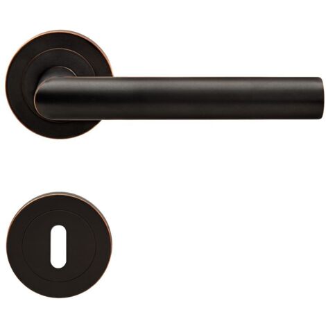 KARCHER DESIGN Drückergarnitur ER28 BB0 81 - Rhodos, Buntbart, Edelstahl