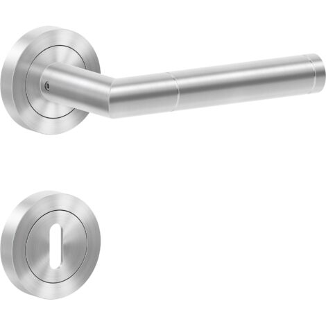 KARCHER DESIGN Drückergarnitur ER34 BB0 71 - Rio Steel, Buntbart, Edelstahl