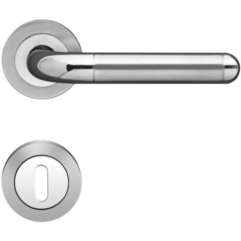 KARCHER DESIGN Drückergarnitur ER35 BB0 73 - Lignano Steel, Buntbart, Edelstahl