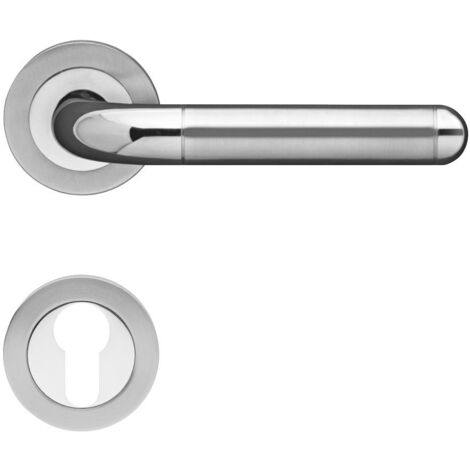 KARCHER DESIGN Drückergarnitur ER35 PZ0 73 - Lignano Steel, Profilzylinder, Edelstahl
