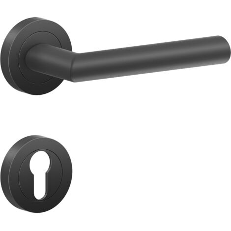 KARCHER DESIGN Drückergarnitur ER37 PZ0 83 - Verona, Profilzylinder, Edelstahl
