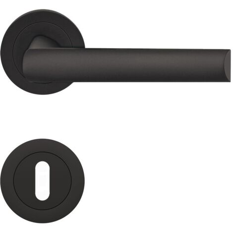 KARCHER DESIGN Drückergarnitur ER55 BB0 83 - Paris, Buntbart, Edelstahl
