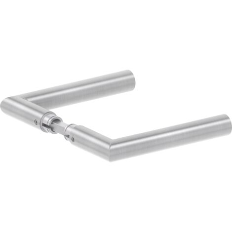 KARCHER DESIGN ER28 0DS Griffpaar Rhodos ohne Griffrosette, inkl. Stift in Edelstahl matt, Edelstahl