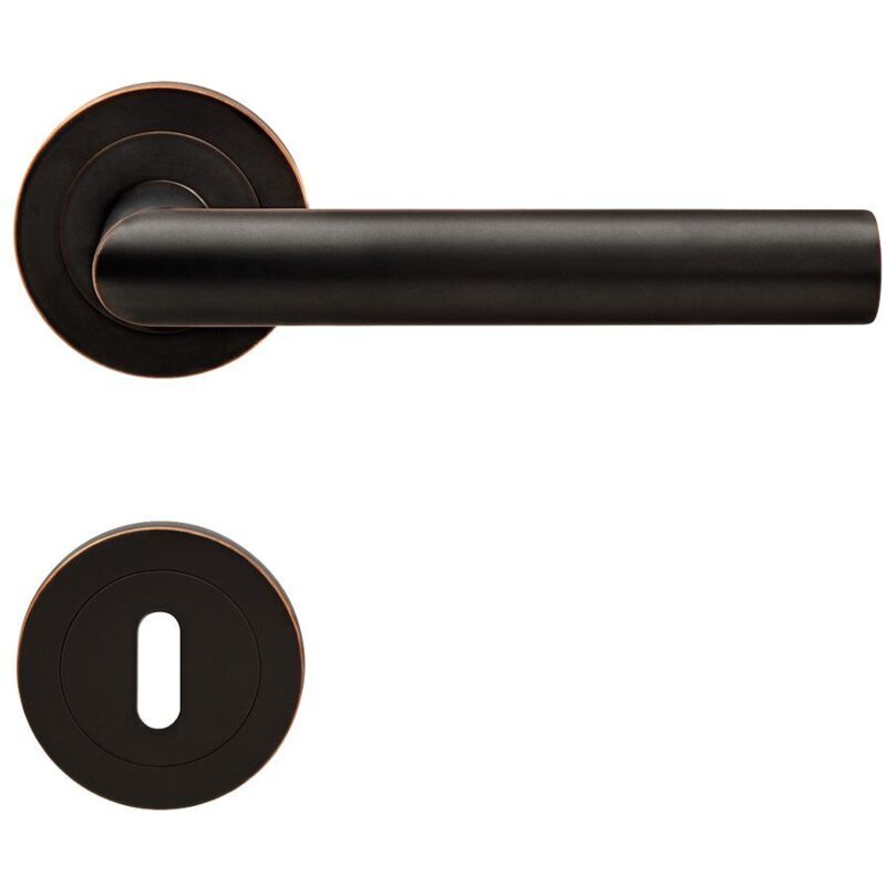 KARCHER DESIGN Drückergarnitur ER28 BB0 81 - Rhodos, Buntbart, Edelstahl