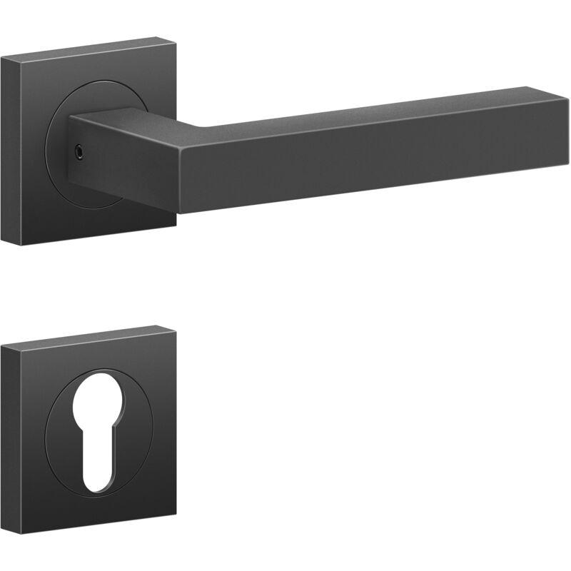 KARCHER DESIGN Drückergarnitur ER46Q PZ0 83 - Seattle, Profilzylinder, Edelstahl