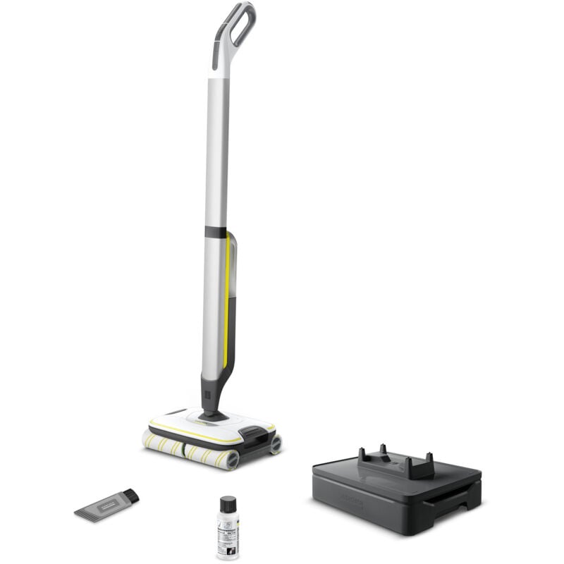 Karcher - Kärcher fc 7 cordless Electric broom Batería Húmedo Sin bolsa Negro, Blanco, Amarillo 2,85 Ah