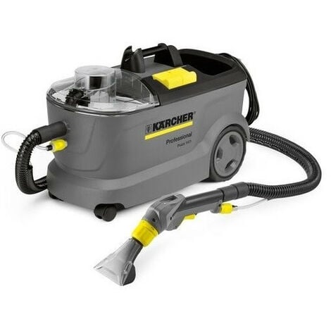 KARCHER Kärcher, Compacto, Puzzi 10/1 - Aspiradora (1250 W, Agua, Húmedo, Profesional), Negro/Amarillo