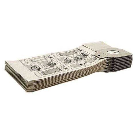 Karcher - Lot de 10 sacs en papier classe M pour CV 30/1 - 69042940