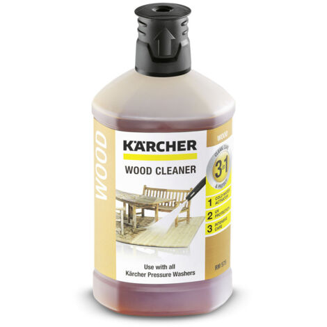 Karcher Nettoyant détergent bois 3 en 1 -1 litre pour nettoyeur haute pression K2 K3 K4 K5 K7