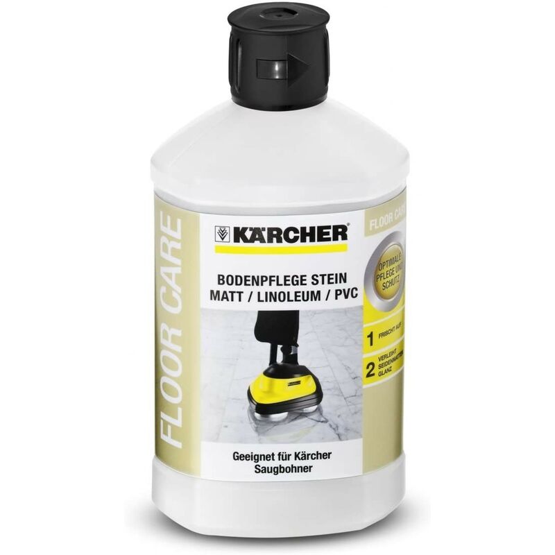 Karcher - Produit d'entretien des sols (1L) pour Pierre mat / Linolénum / pvc pour Nettoyeur Haute Pression 62957760