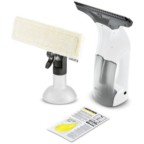 Karcher Nettoyeur de vitres électrique WV1 Plus, laveur de vitre sans traces, autonomie 23 fenêtres, batterie lithium